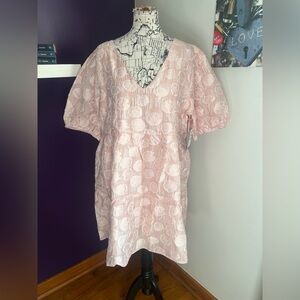 Chelsea 28 Long Sleeve Pink Plus Size Dress NWT